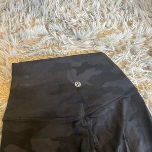 Lululemon Black Camo Leggings